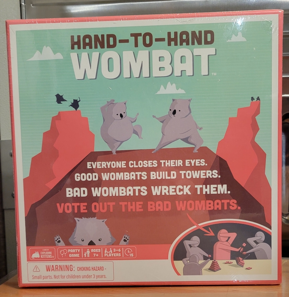 NWT Hand-to-Hand Wombat board game